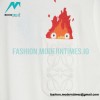 Loewe - 23SS Flame Four-leaf Clover Pocket Short-sleeved T-shirt